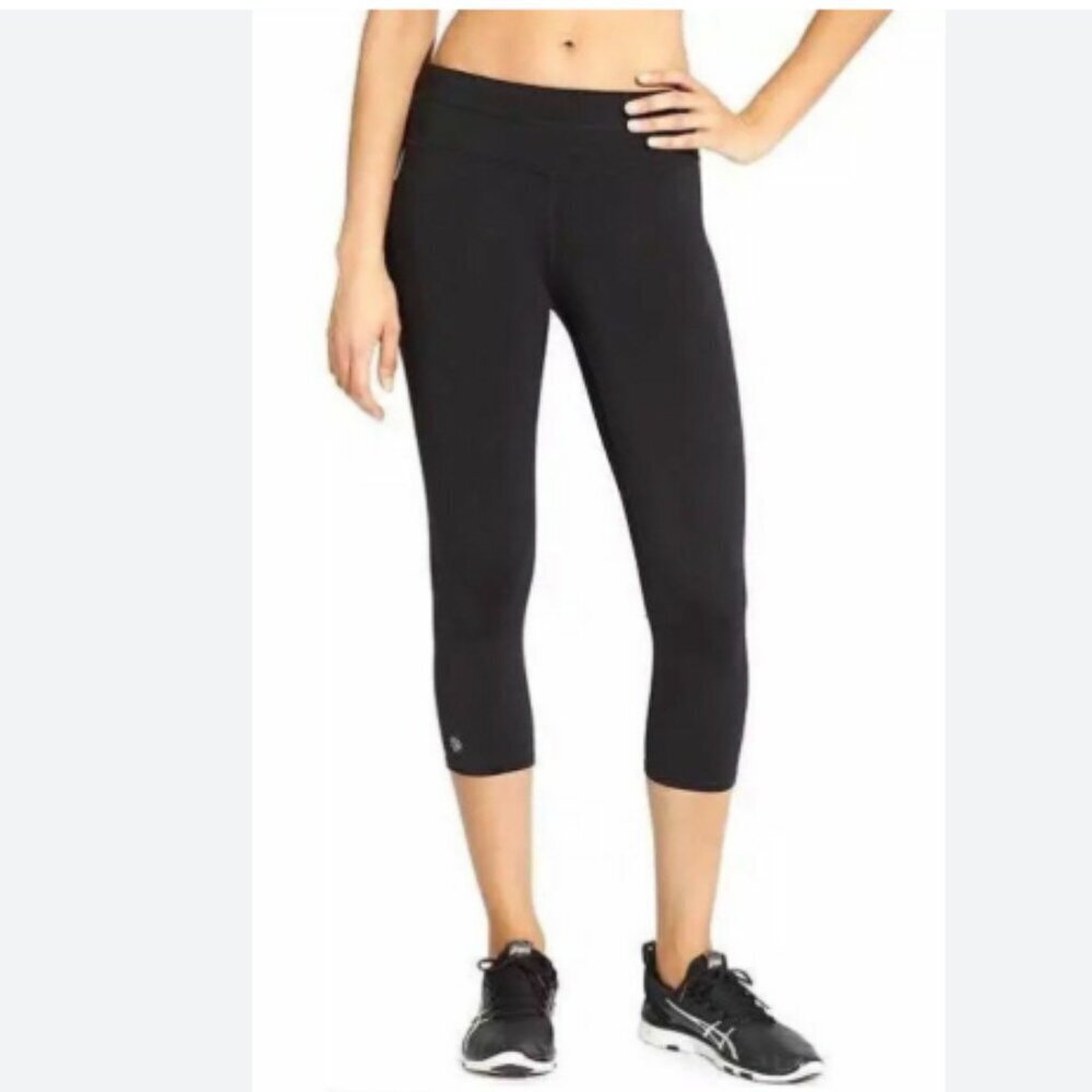 ATHLETA Sonar Capri Legging Pants Black Size Small